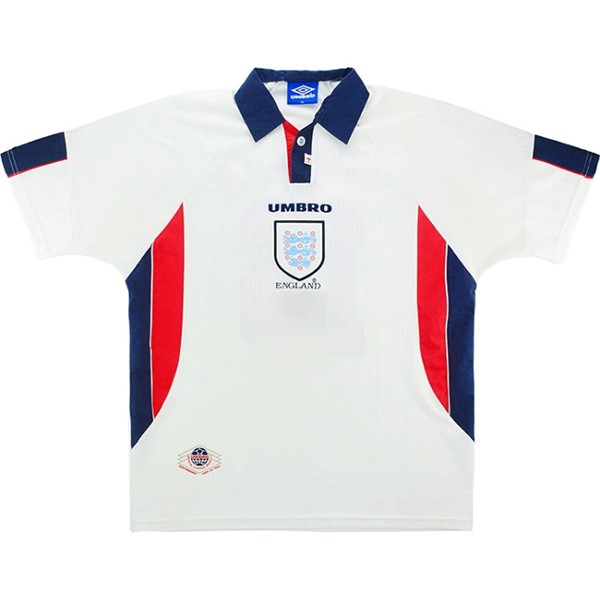 Heimtrikot Thailand England Retro 1998 Weiß Günstige Fußballtrikots